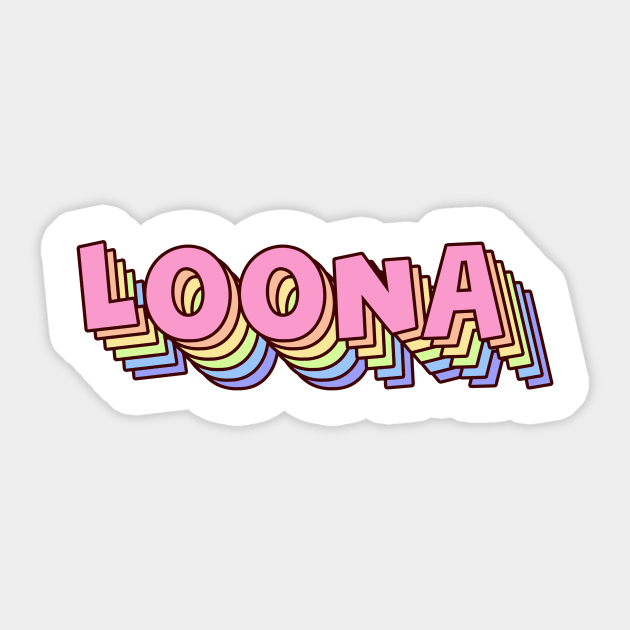 KPOP GIRLGROUP LOONA ORBIT FANDOM LOGO Sticker by LySaTee